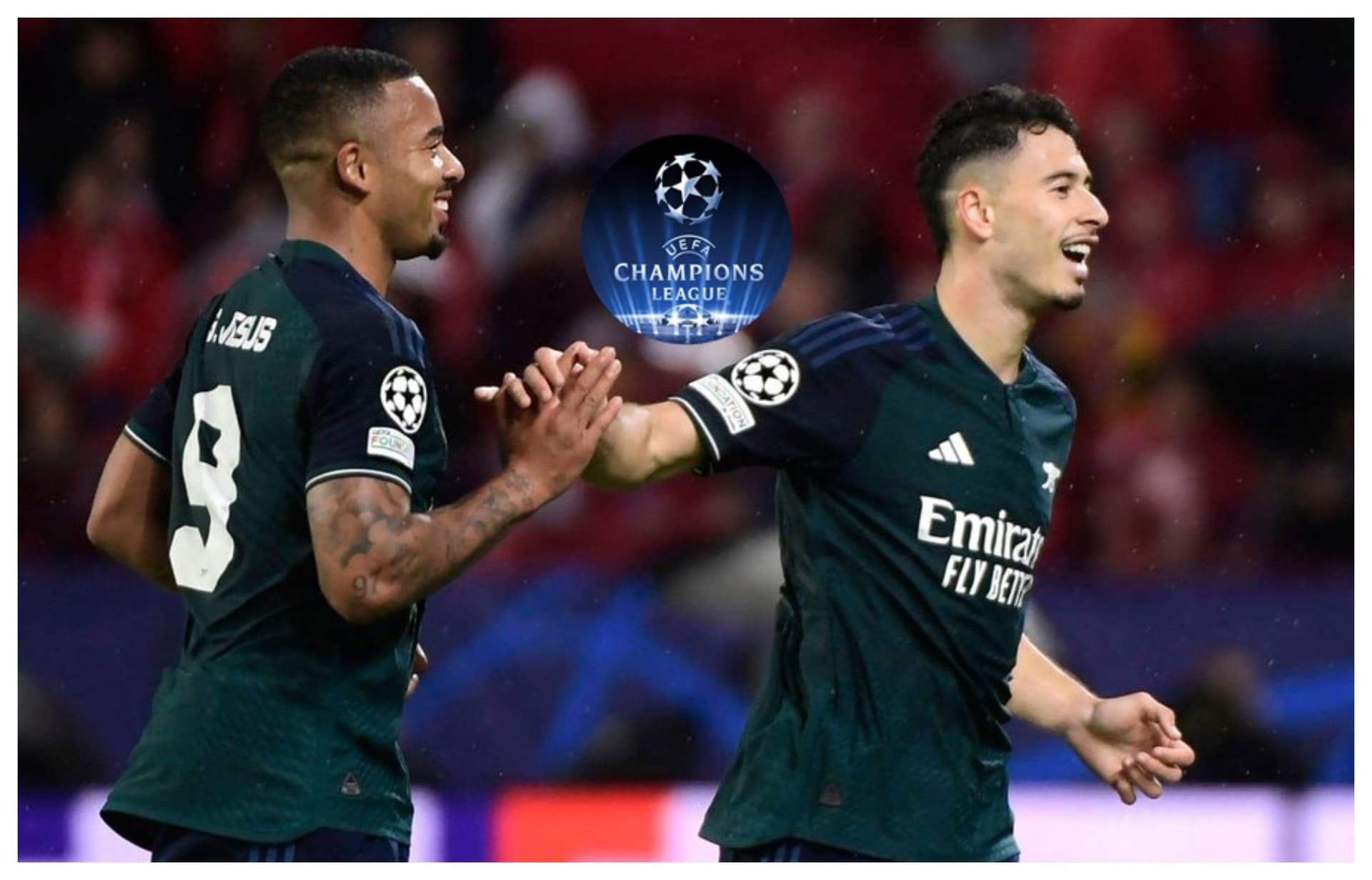 Arsenal venceu o Sevilla pela terceira rodada da fase de grupos da competição continental com brilho verde e amarelo