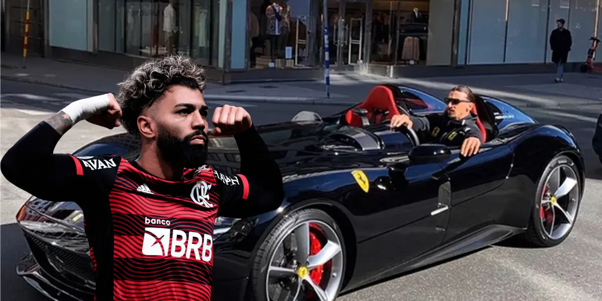 Artilheiro e ídolo rubro-negro chama a atenção com carros de luxo