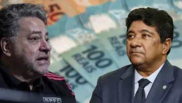 As duas partes estão discutindo sobre divergências nos valores que devem ser pagos ao São Paulo