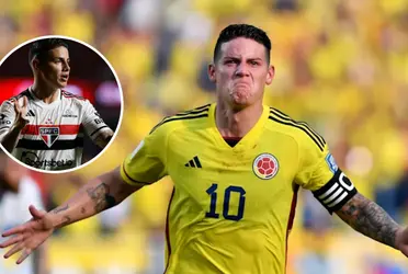 As reações com James Rodríguez são bem diferentes nos dois países