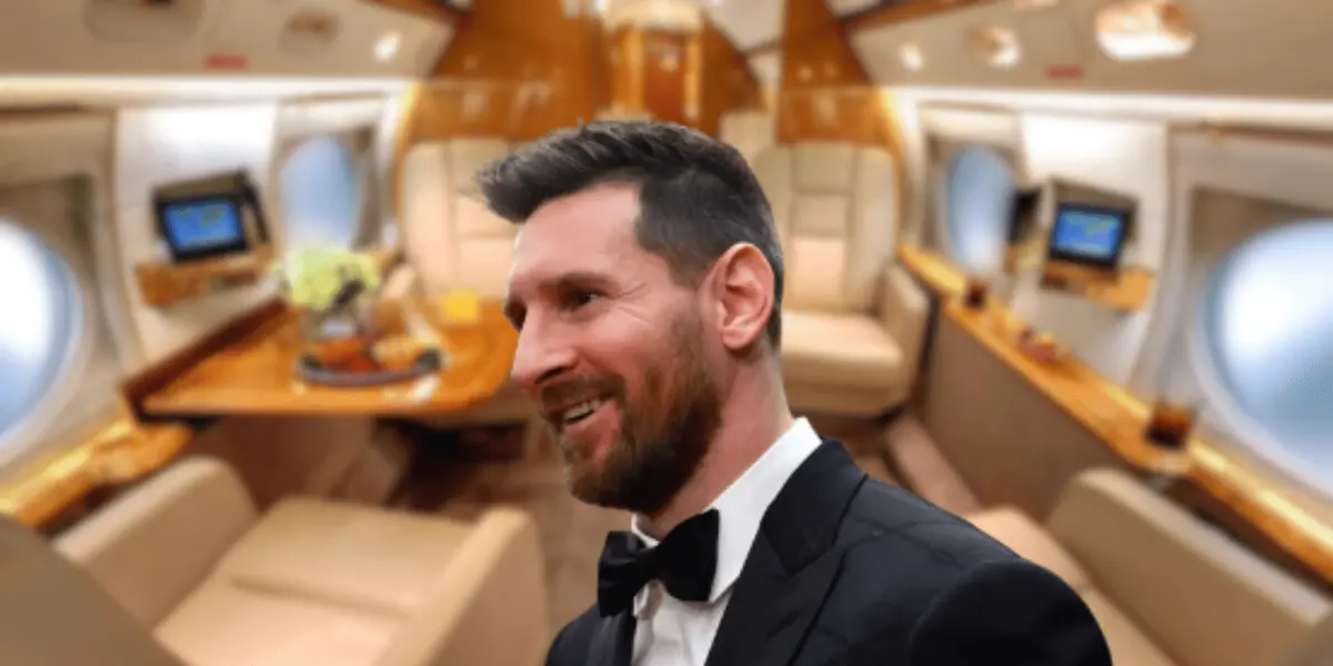 Astro argentino possui um luxuoso avião para se locomover pelo mundo