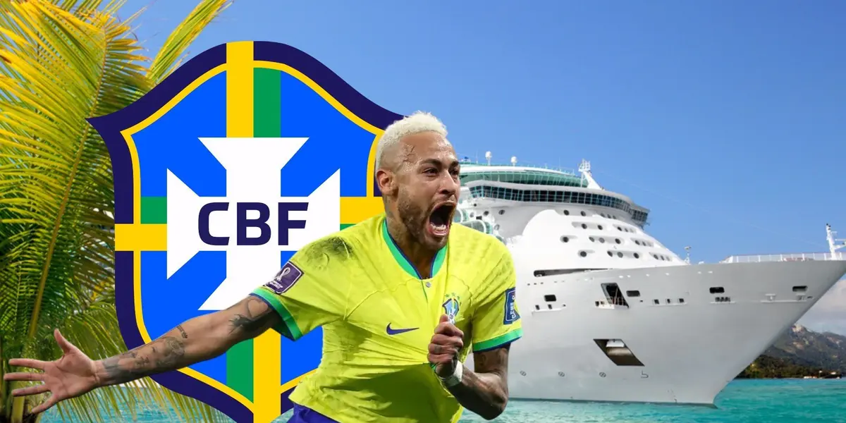 Astro da Seleçao Brasileira teve atitude humilde no último dia do seu Cruzeiro de festas
