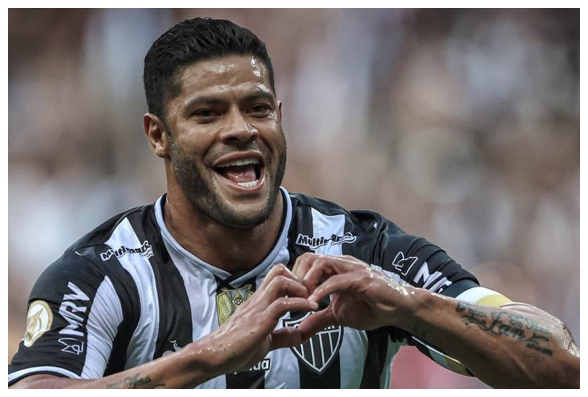 Atacante brasileiro deu a vitória, num jogo em que o Galo foi superior
