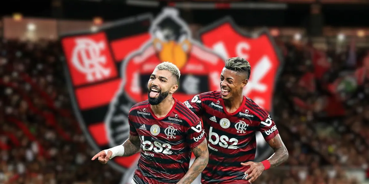 Atacante do Flamengo celebrou a extensão do seu contrato