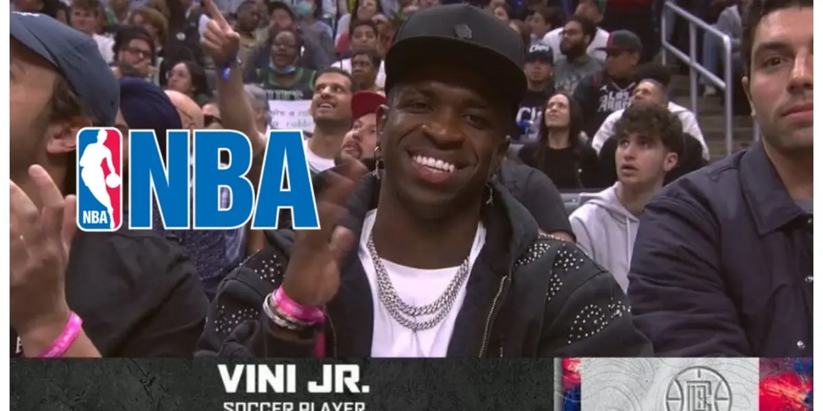 Atacante do Real Madrid aproveita folga acompanhando o melhor basquete do mundo