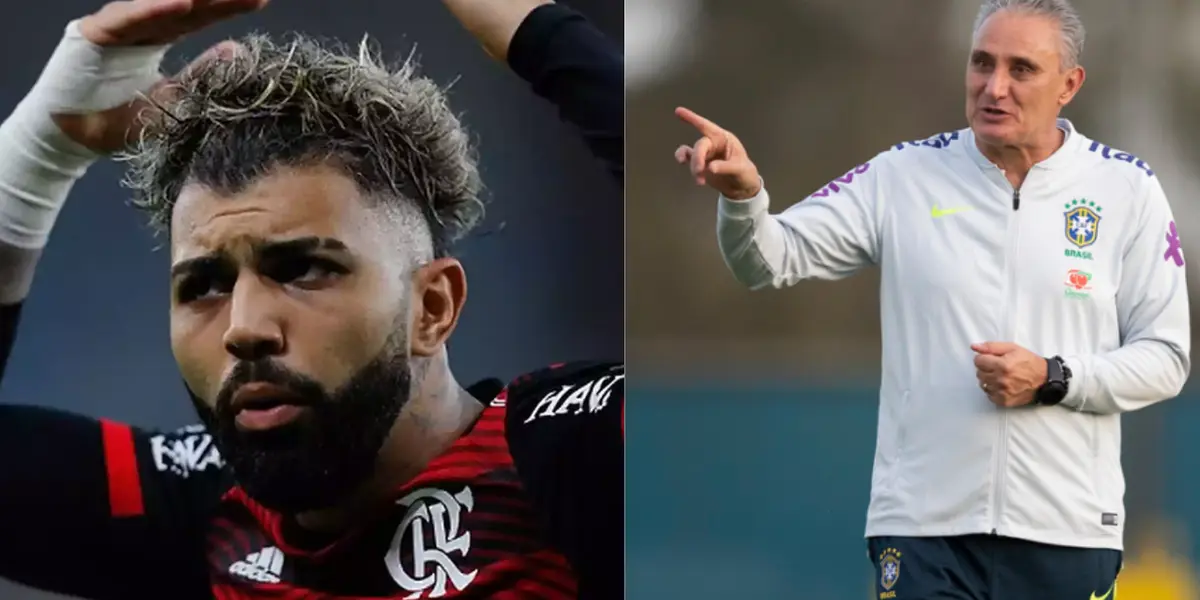 Atacante rubro-negro ficou de fora da convocação final, e a torcida do Mengão criticou Tite