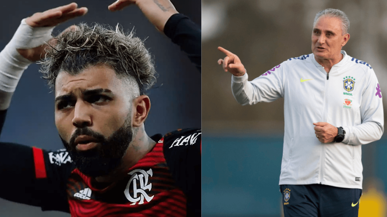 Atacante rubro-negro ficou de fora da convocação final, e a torcida do Mengão criticou Tite