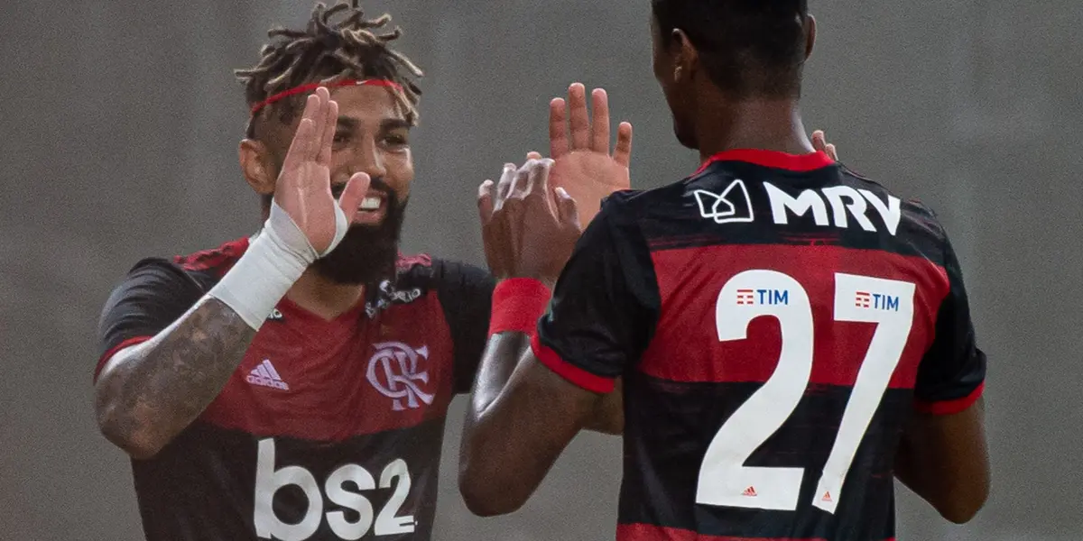 Atacantes do Flamengo mostram imagem bem diferentes