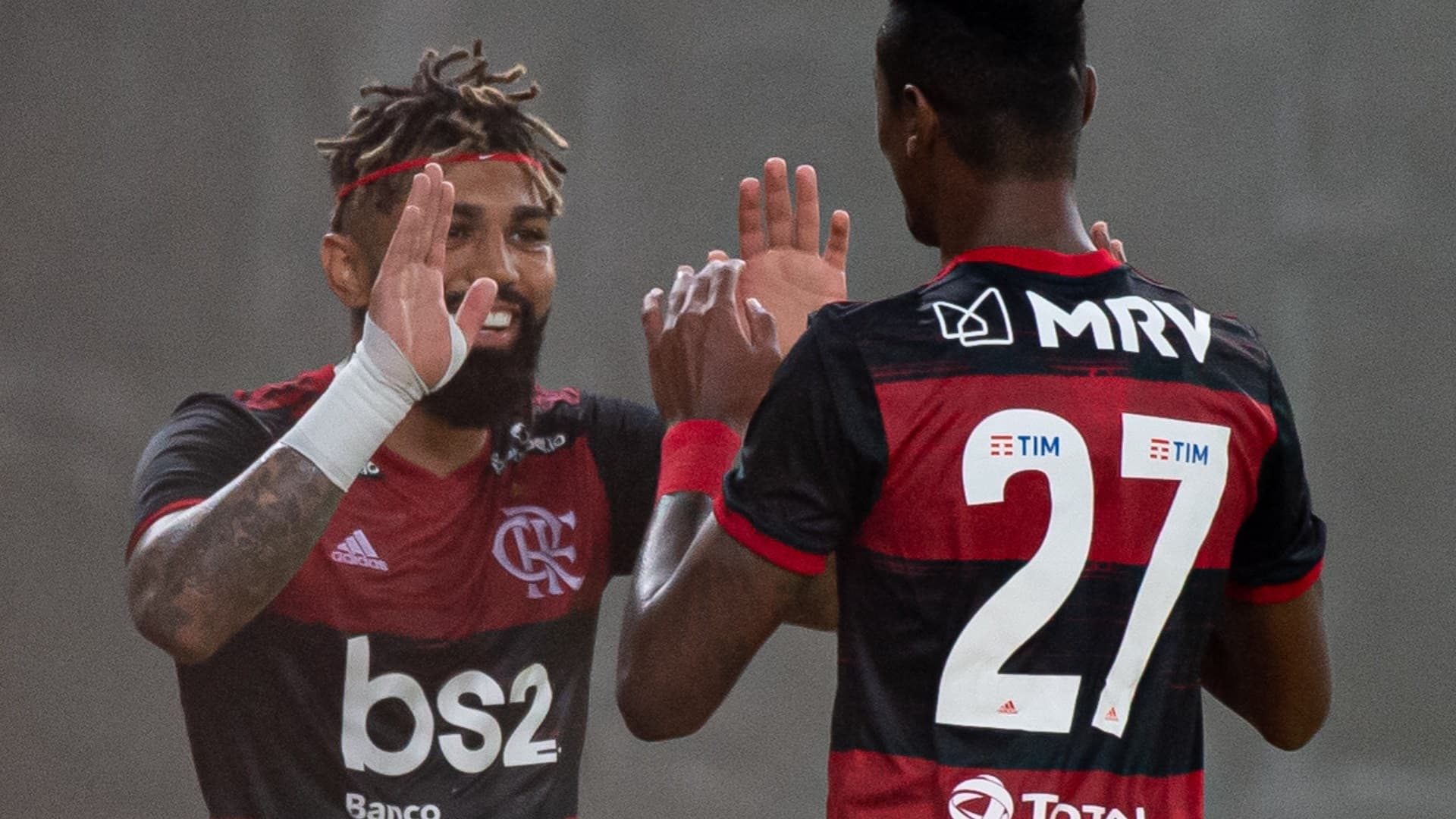 Atacantes do Flamengo mostram imagem bem diferentes