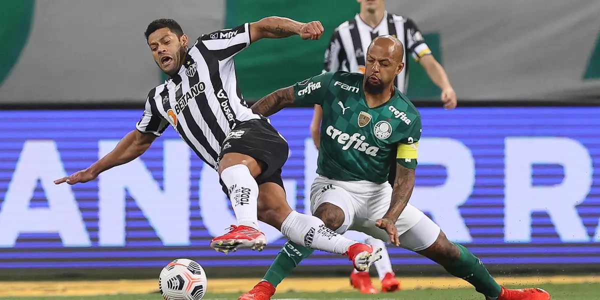 Atlético-MG e Palmeiras ficaram no empate em 0 a 0 após o fim do primeiro tempo e decisão, por enquanto, será nos pênaltis
