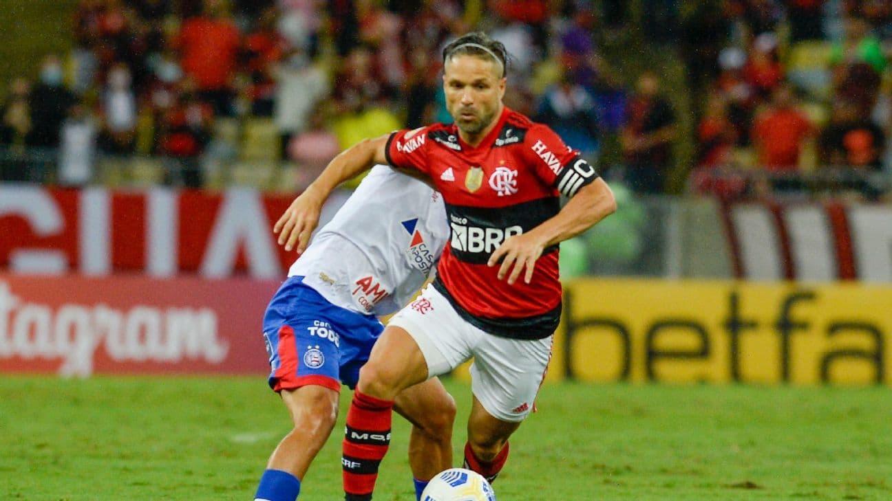 Ato impensável de Diego Ribas foi tomado no calor do momento e surpreendeu até Renato Portaluppi no Flamengo