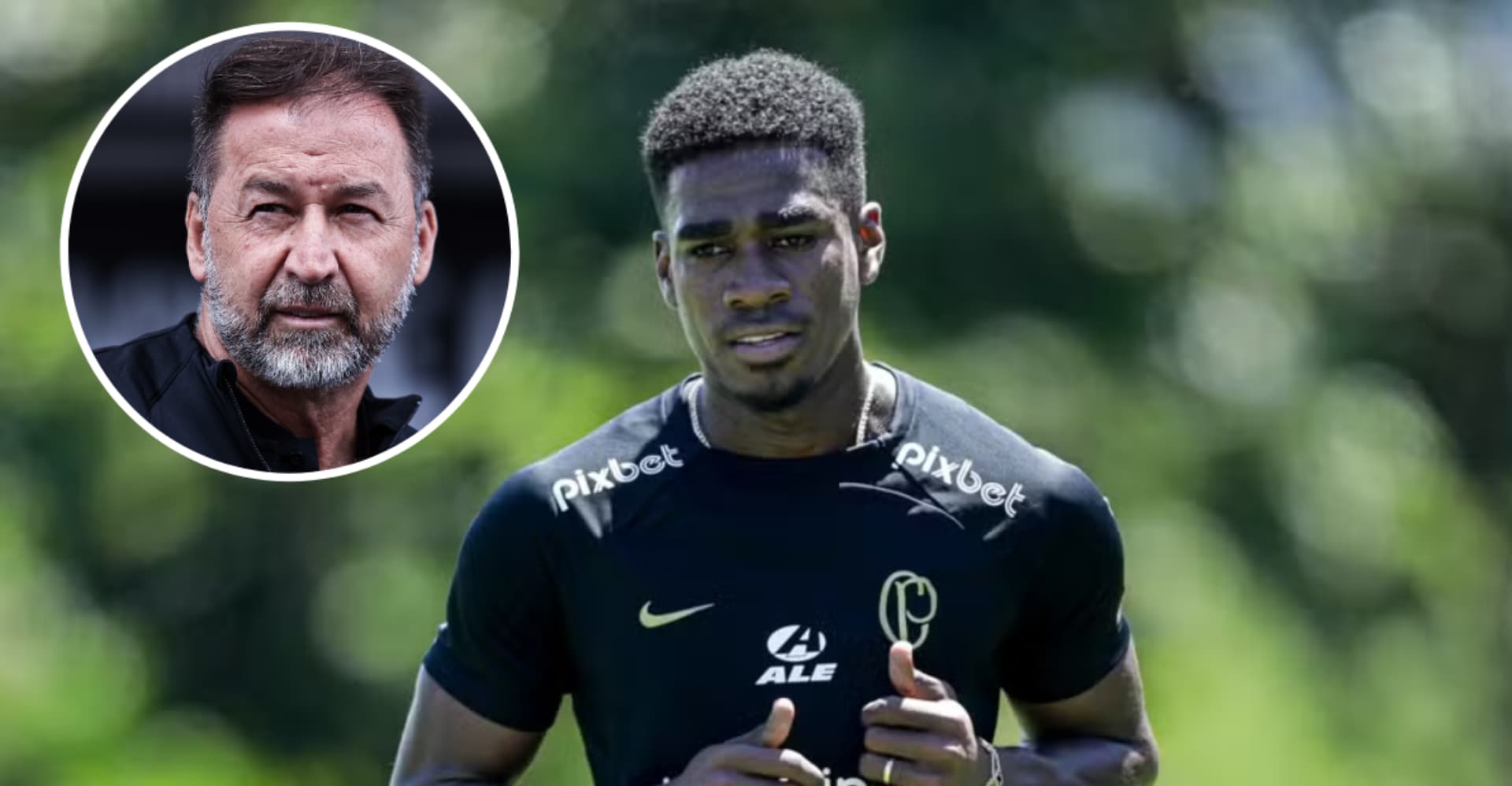 Augusto Melo e Félix Torres no Corinthians