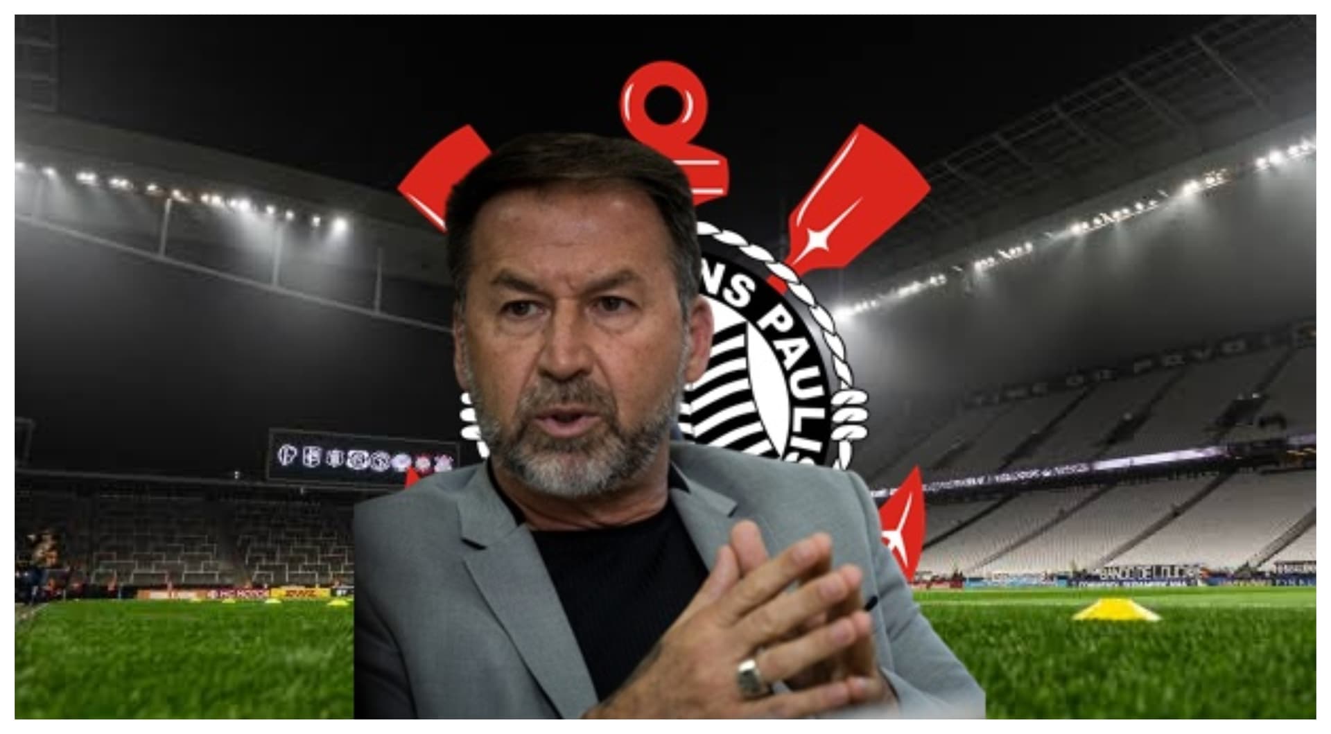 Augusto Melo, presidente do Corinthians