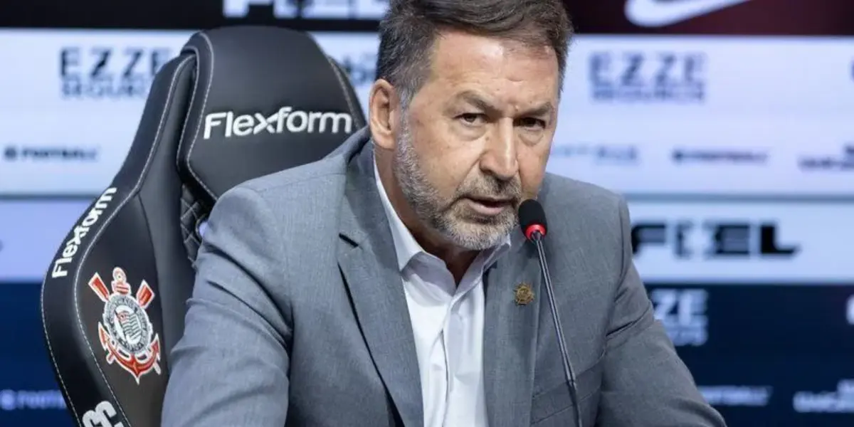 Augusto Melo, presidente do Corinthians