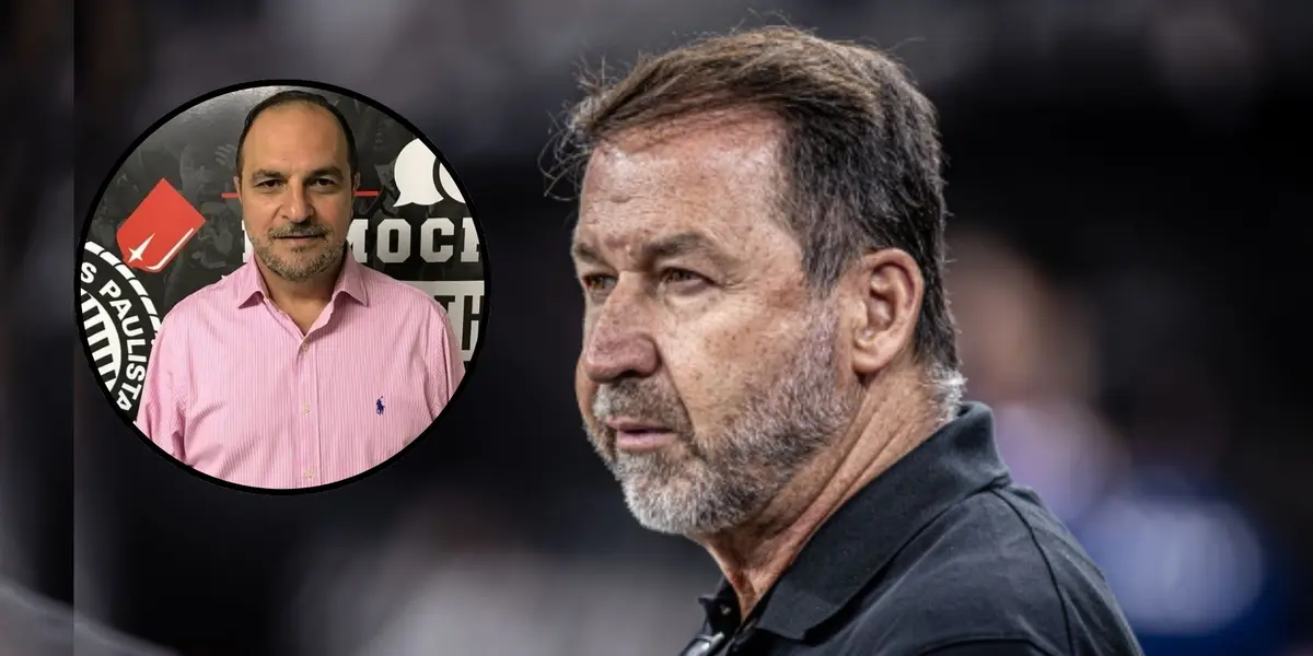 Augusto Melo, presidente do Corinthians, e Romeu Tuman Jr., presidente do conselho