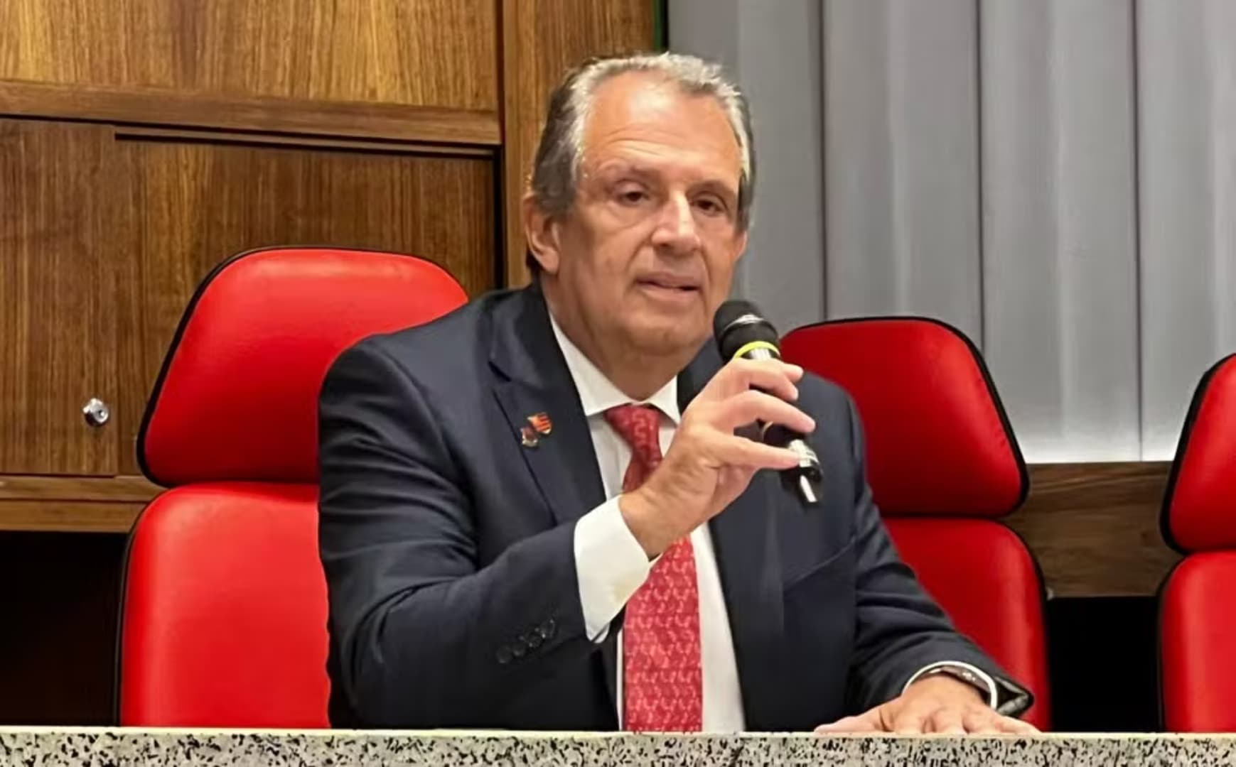 Bap, presidente do Flamengo. Foto: Thiago Ribeiro/AGIF
