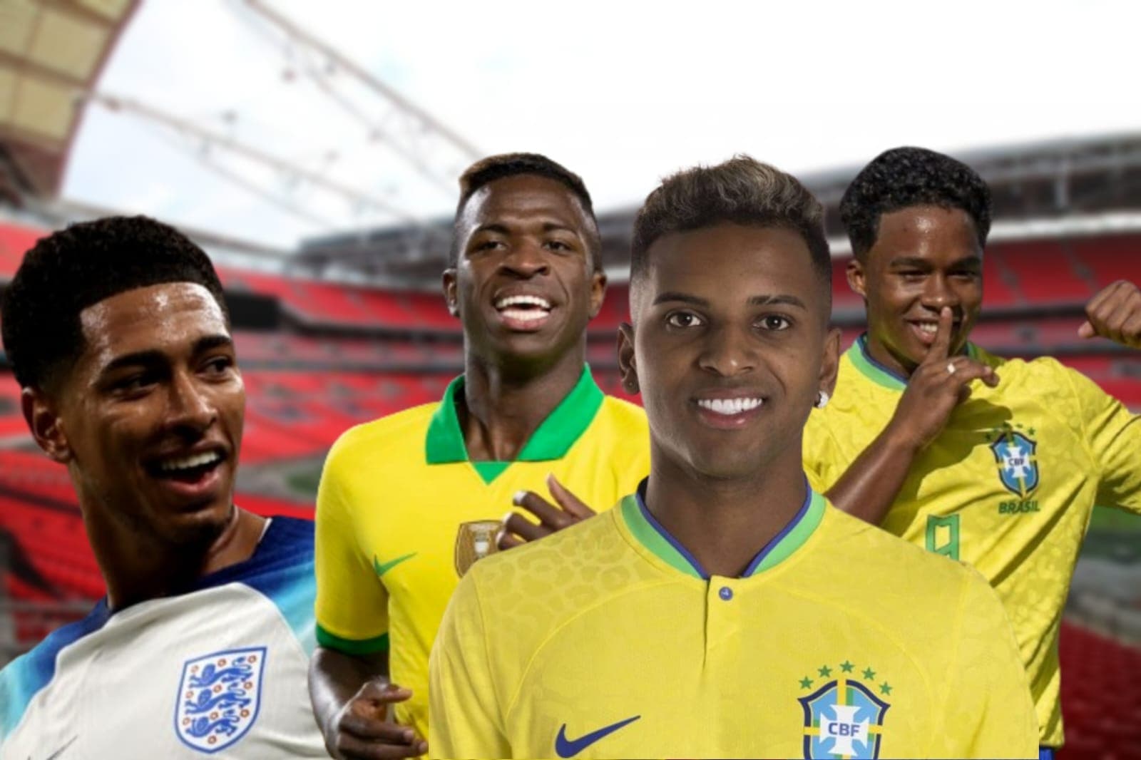 Bellingham, Vini Jr, Rodrygo e Endrick