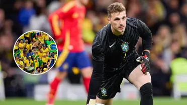 Bento em partida da Seleção Brasileira