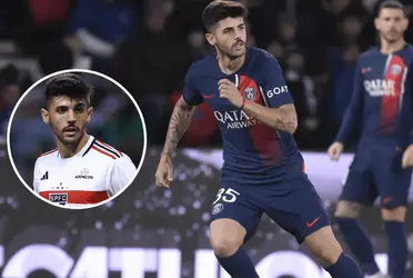 Beraldo fez a sua estreia pelo PSG nesta quarta-feira (3)