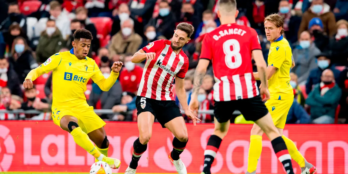 Bilbao visita o Cádiz para tentar voltar ao caminho das vitórias