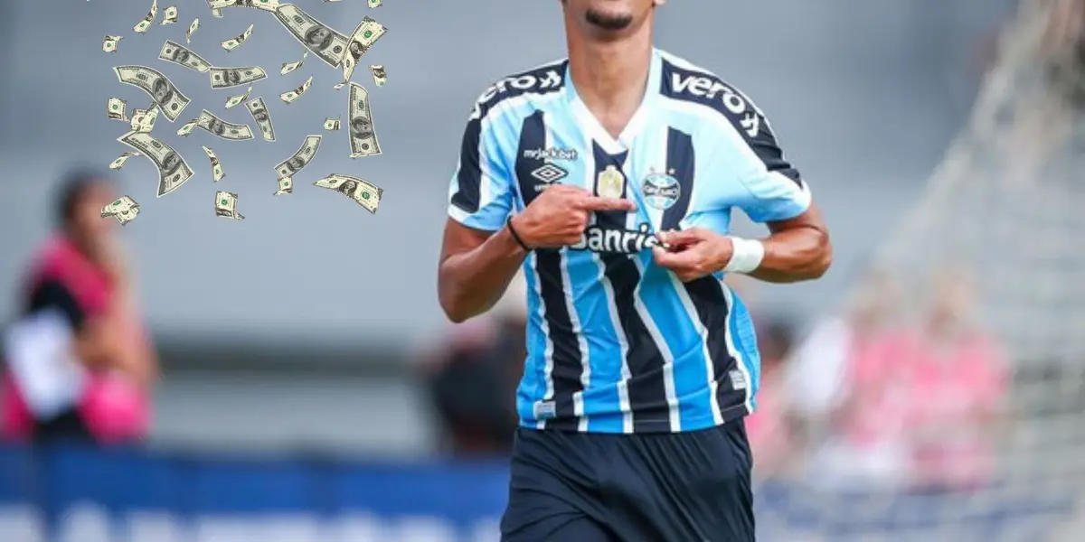 Bitello é o jogador que está se destacando como peça fundamental no meio-campo do Grêmio em 2023