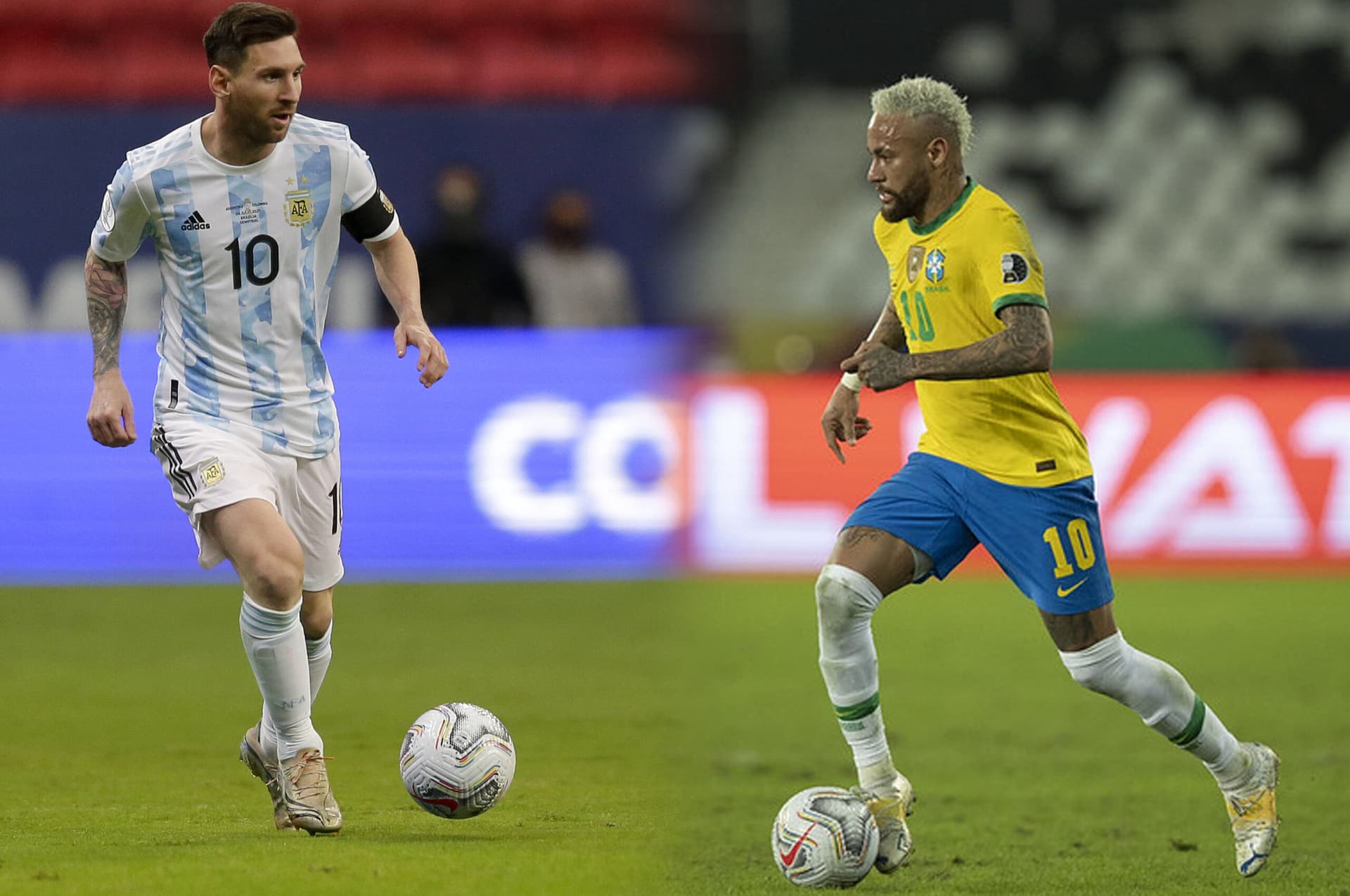 Brasil e Argentina se enfrentam pelas Eliminatórias para a Copa do Mundo com destaque para o duelo Neymar x Lionel Messi