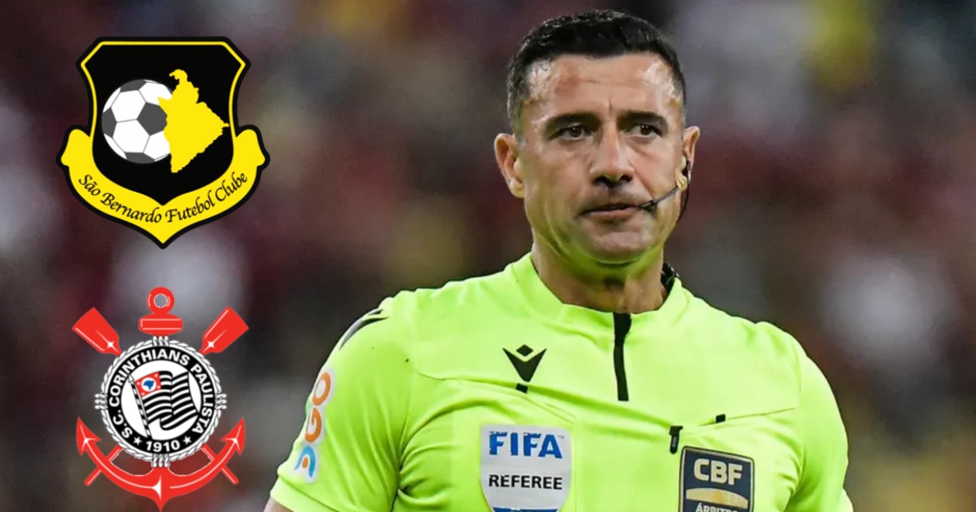 Bráulio Machado em ação no comando da arbitragem