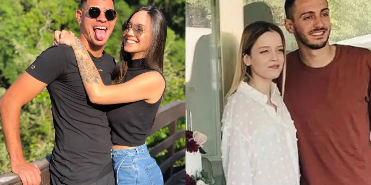 Bruno Guimarães e Ana Lídia, Joselu e Melanie Cañizares