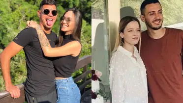 Bruno Guimarães e Ana Lídia, Joselu e Melanie Cañizares