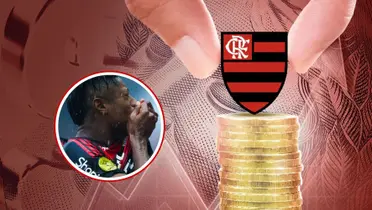 Bruno Henrique em detalhe pelo Fla