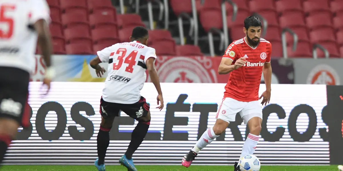 Bruno Méndez mudou da água para o vinho no Internacional após ter sido chutado do Corinthians e está na mira do Atlético de Madrid