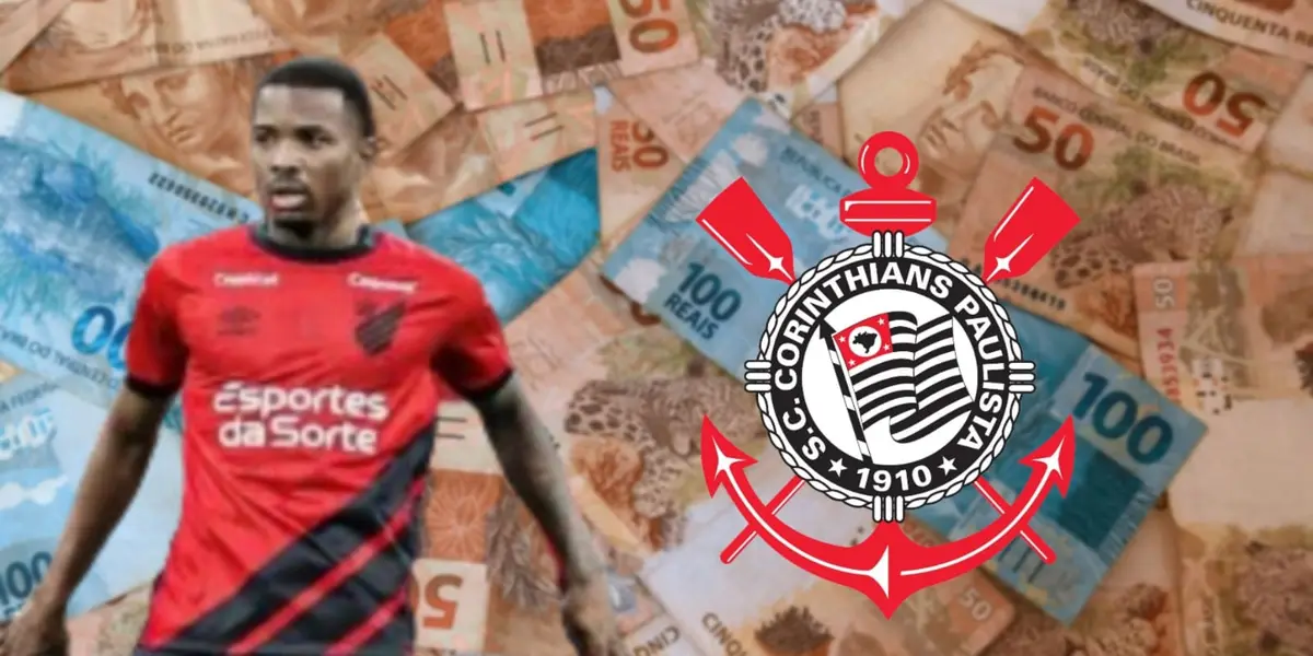 Cacá com a camisa do Athletico-PR