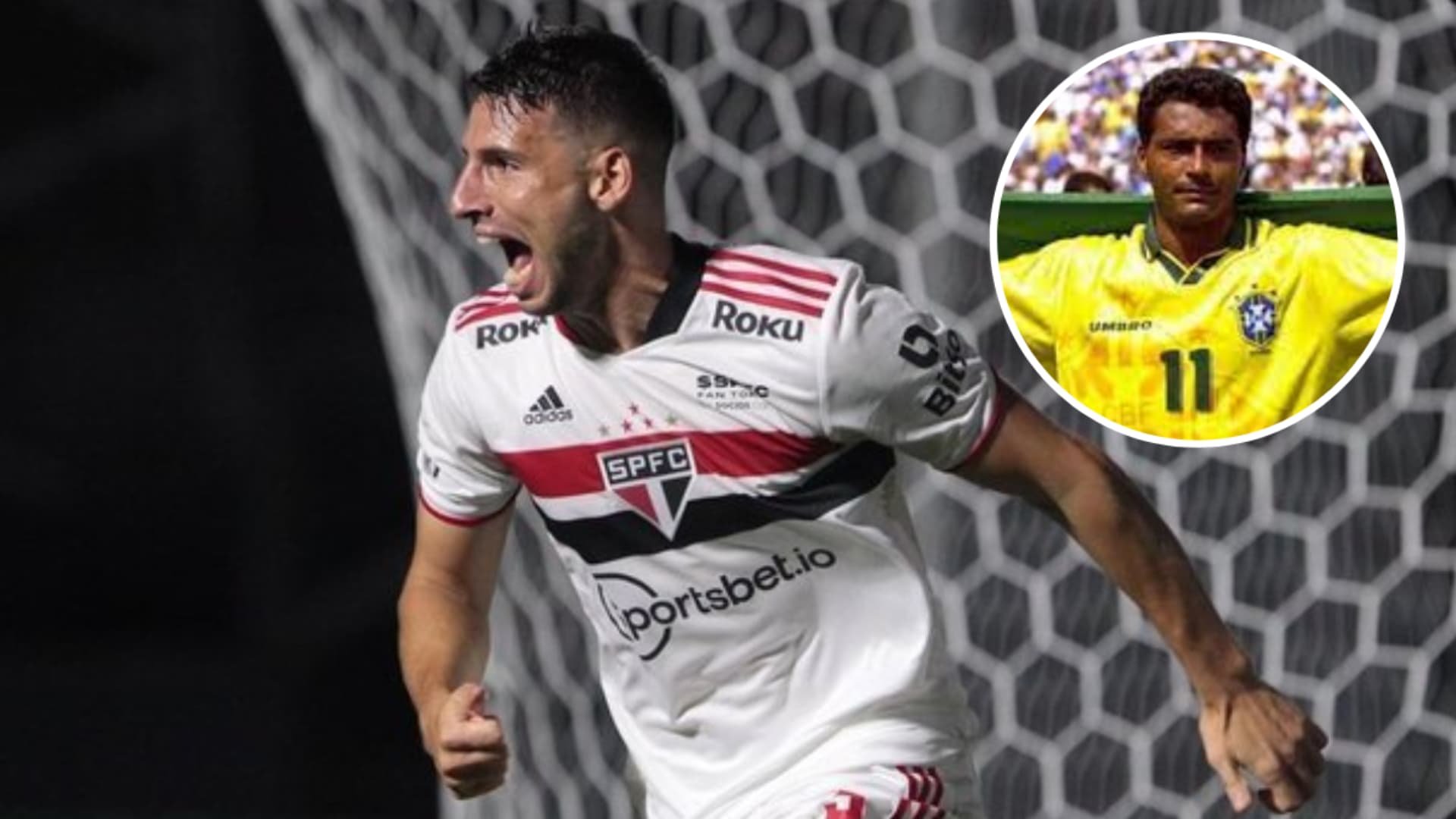 Calleri em ação pelo São Paulo