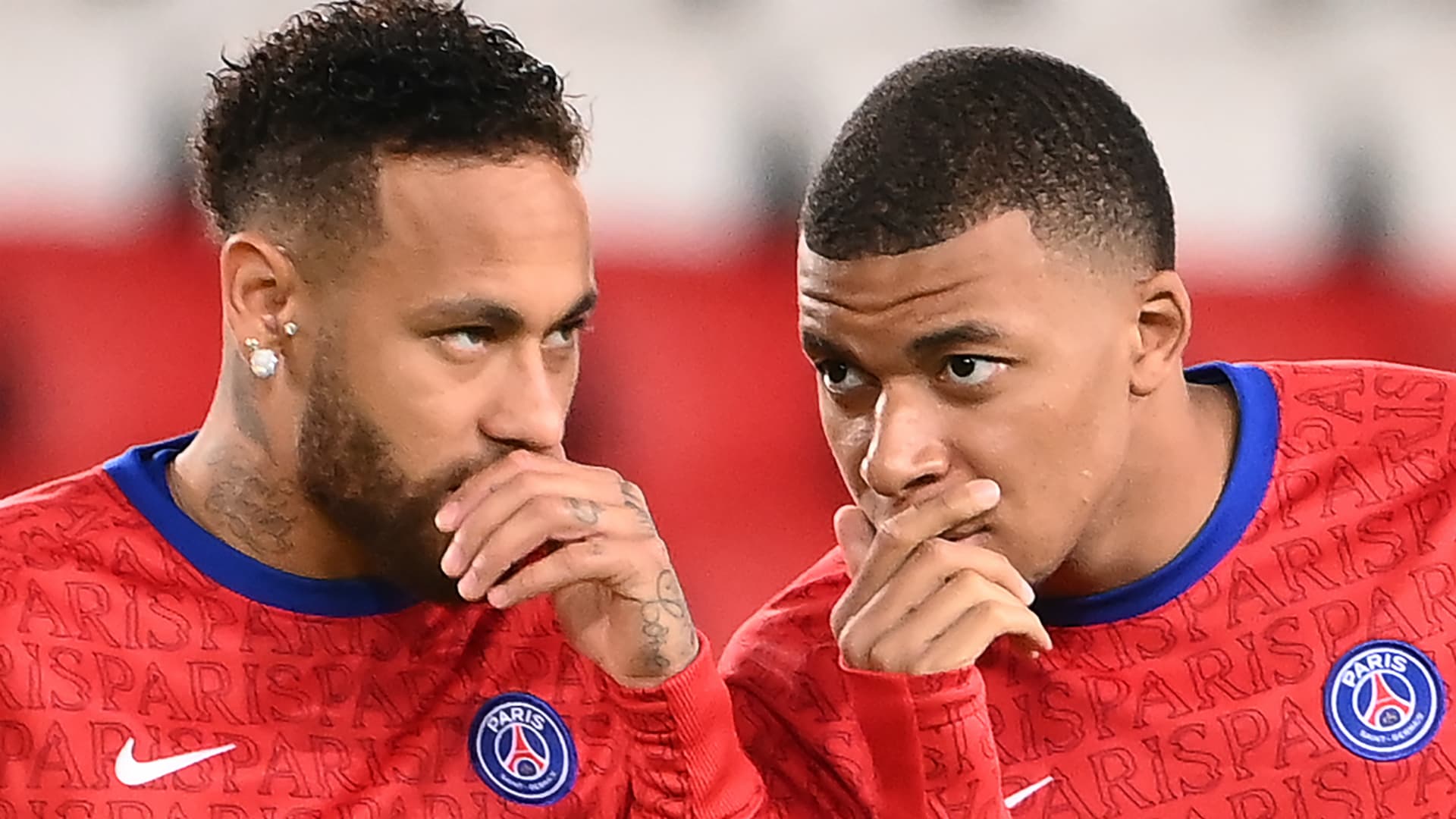 Câmera de transmissão flarou críticas de Mbappé a Neymar