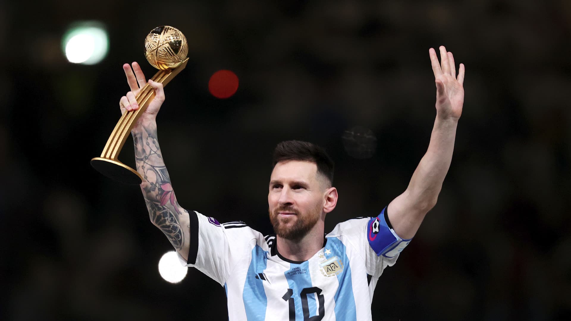 Campeão em sua quinta edição, o craque argentino deu resposta