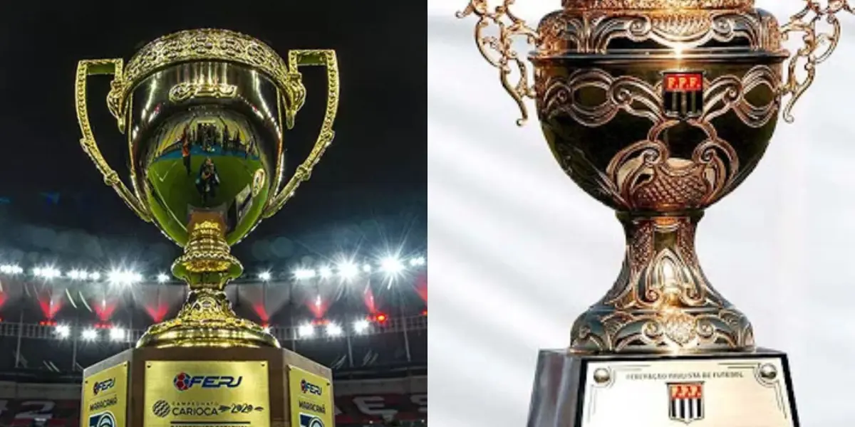 Campeonato Carioca e Paulista.