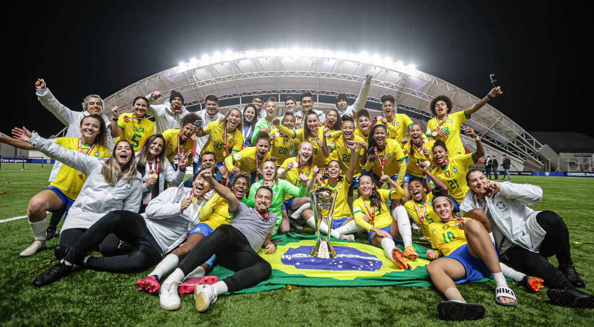 Canarinha foi campeã pela 9ª vez