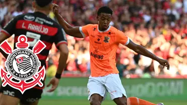 Carlinhos na partida entre Nova Iguaçu e Flamengo pela final do Campeonato Carioca