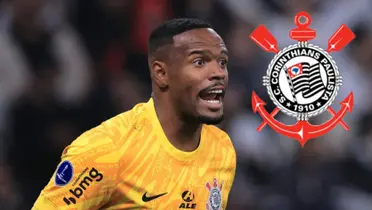 Carlos Miguel em ação pelo Corinthians em 2024