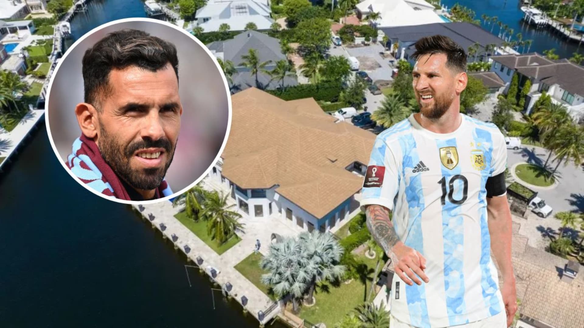 Carlos Tévez e Lionel Messi