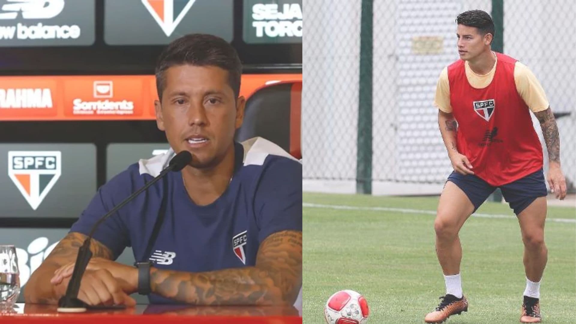 Carpini discute se James será titular