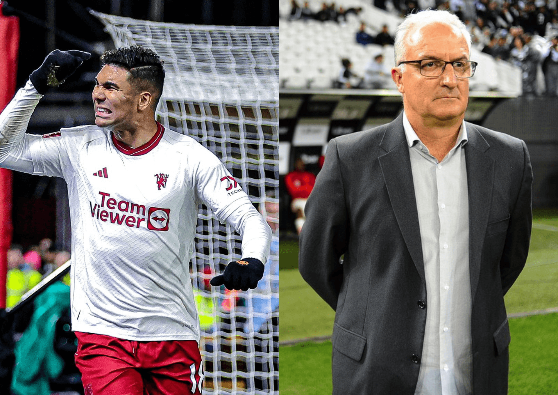 Casemiro e Dorival Júnior