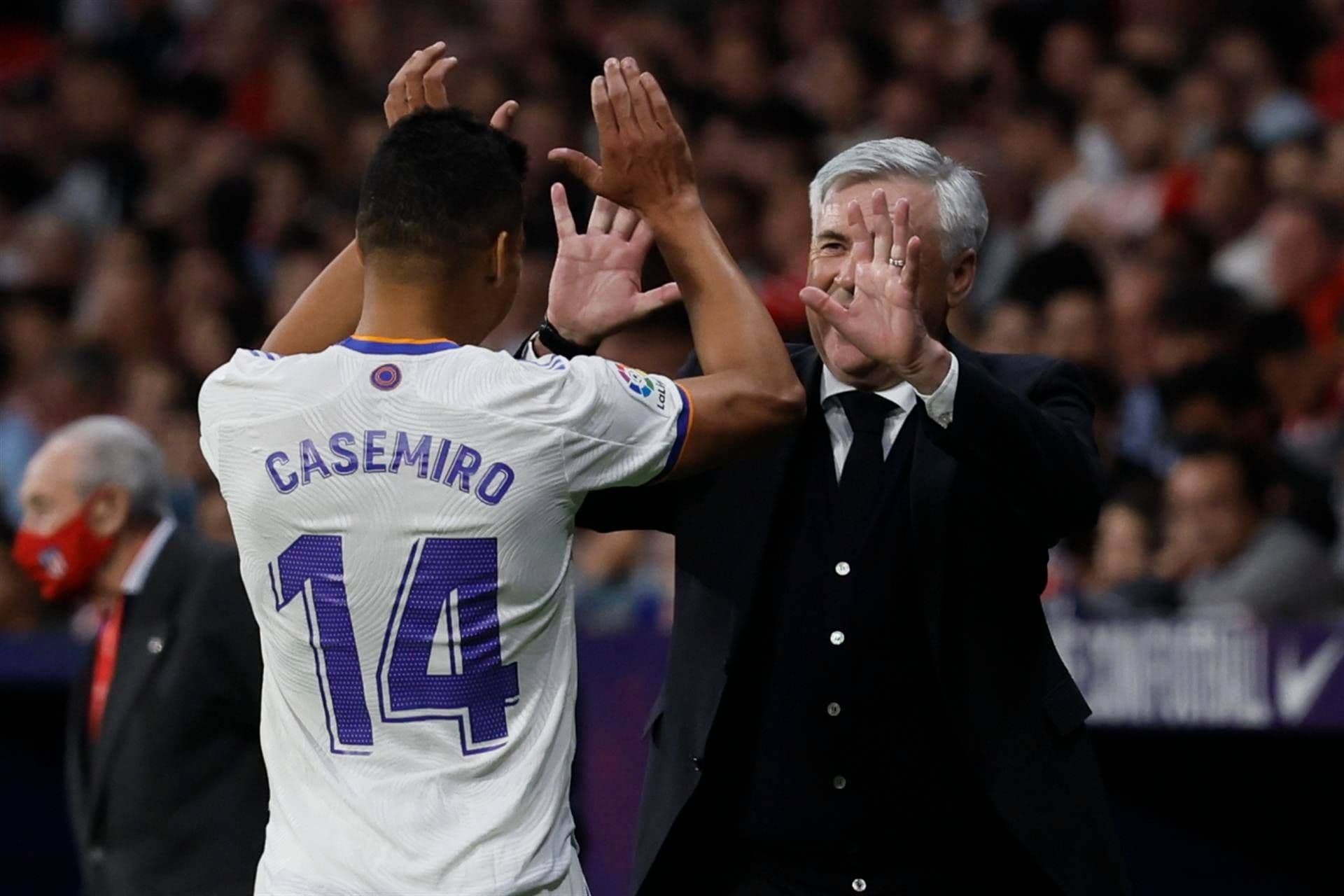 Casemiro elogiou bastante Carlo Ancelotti, treinador do Real Madrid e possível nome para assumir a Seleção Brasileira