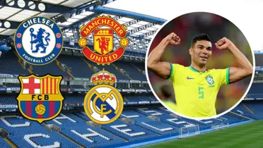 Casemiro em ação pela Seleção Brasileira