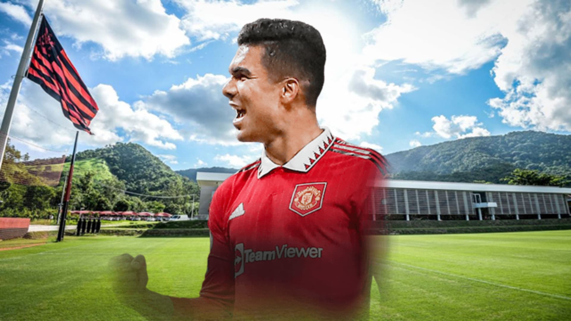 Casemiro em ação pelo Manchester United