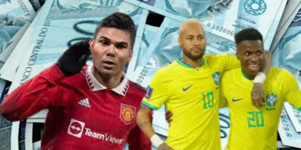 Casemiro fez milhões, igual a Neymar e Vinícius