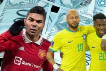 Casemiro fez milhões, igual a Neymar e Vinícius