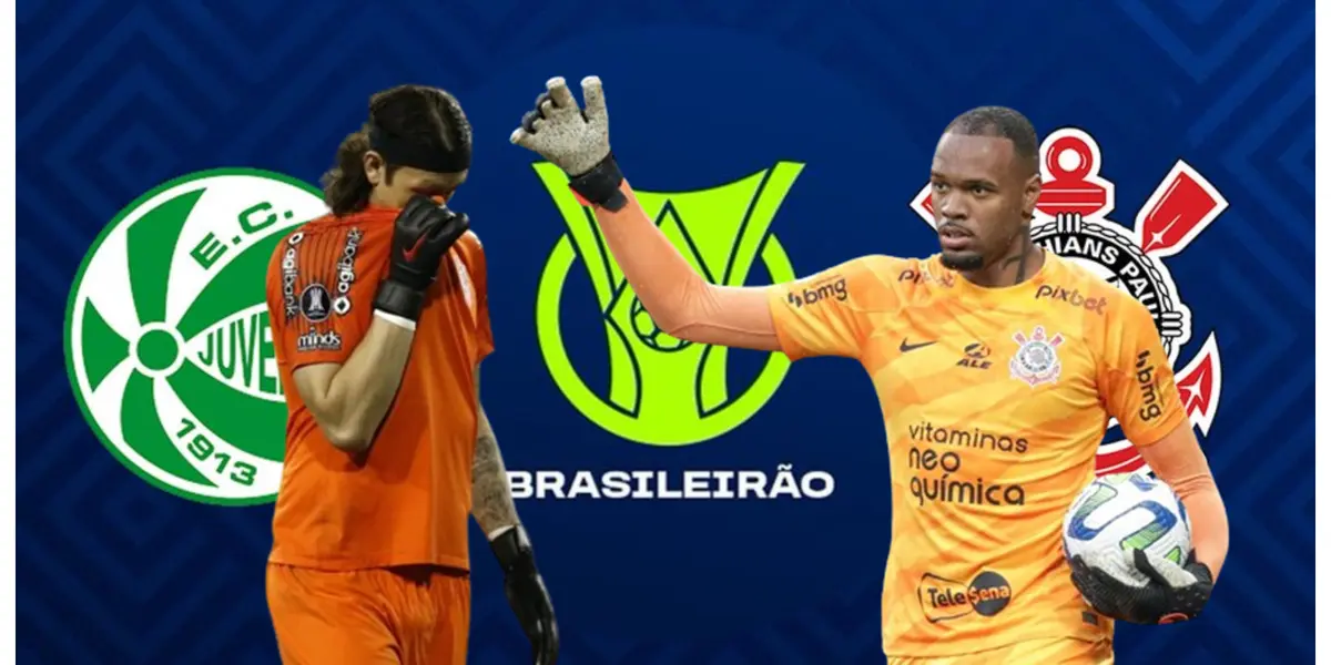 Cássio e Carlos Miguel com a camisa do Corinthians