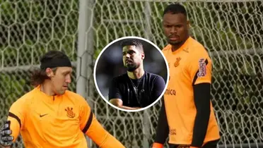 Cássio e Carlos Miguel saíram do Corinthians