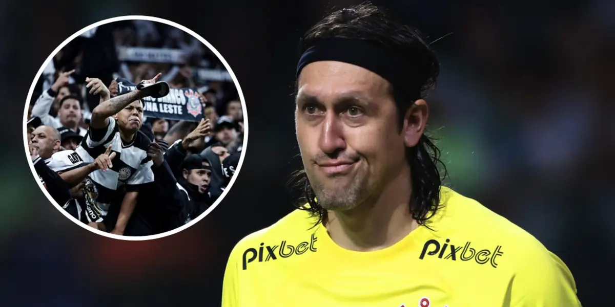 Cássio em ação pelo Corinthians